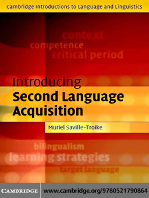 Cover image for Introducing Second Language Acquisition